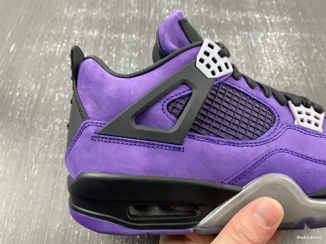 One Kick Suede x Purple Scott Air Jordan Travis 4 0531